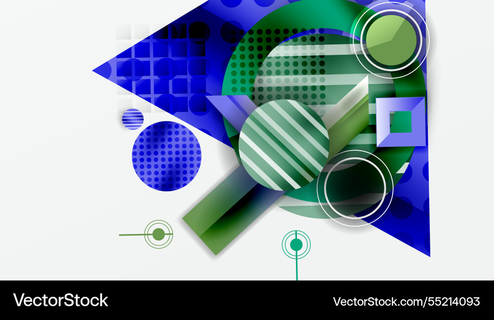 Dynamic complex geometric abstract background Dynamic complex geometric abstract background vector image