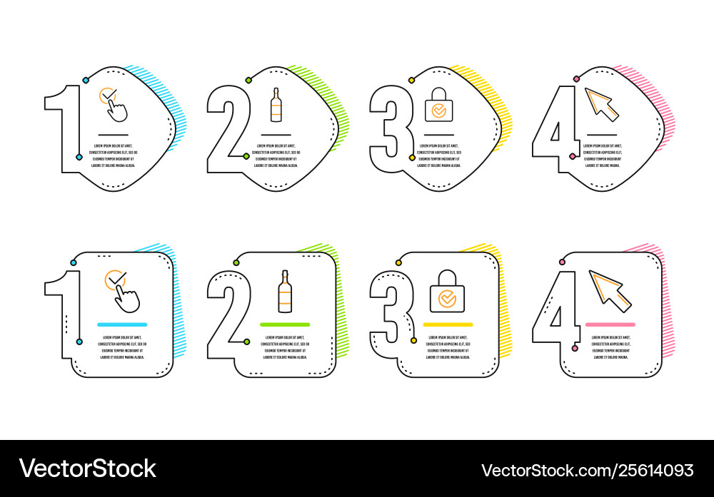 Passwort-Verschlüsselungs-Checkbox und brandy bottle Passwort-Verschlüsselungs-Checkbox und brandy bottle vektorbild