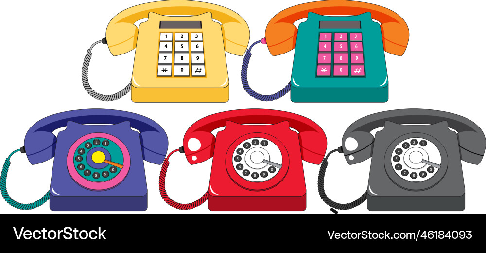 Retro objects and electronic devices Retro objects and electronic devices vector image