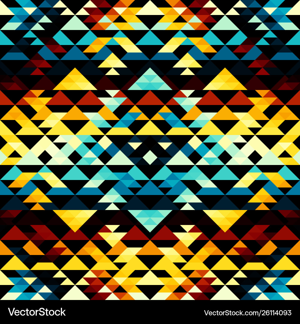 Seamless pattern background a triangles Seamless pattern background a triangles vector image