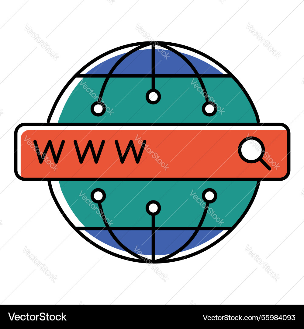 Seo and ai web visibility icon design Vector Image