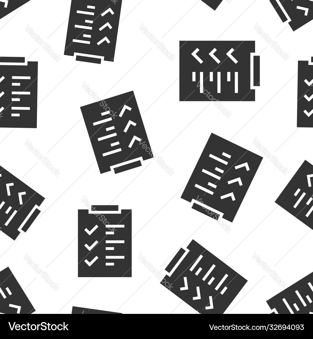 To do list icon in flat style document checklist To do list icon in flat style document checklist vector image