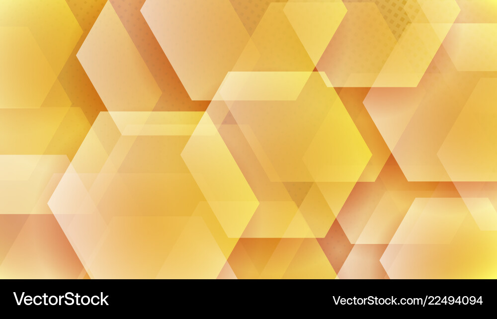 Abstract Hexagon Pattern vector image