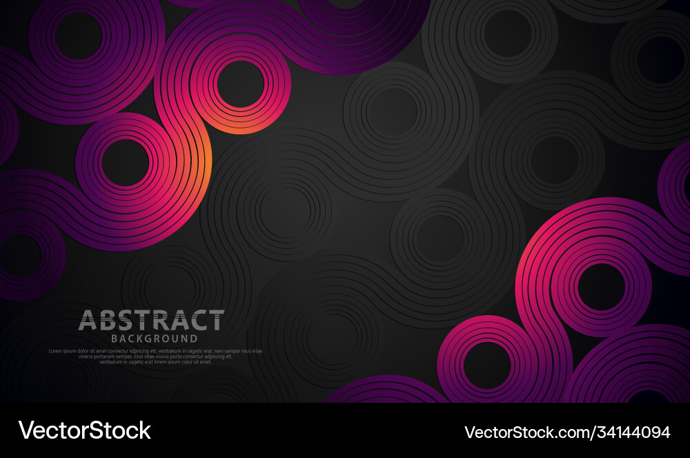 Abstract wave lines and round shapes background Abstract wave lines and round shapes background vector image
