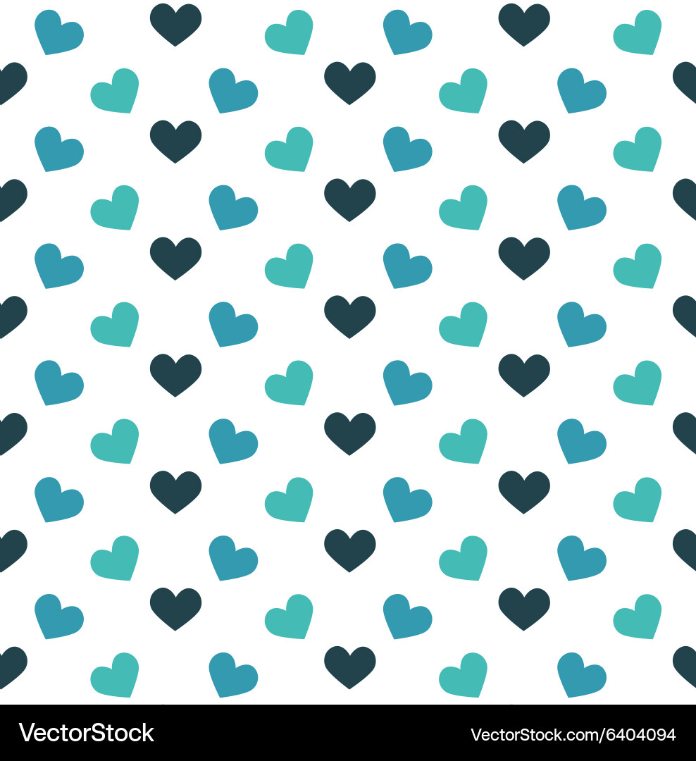 Heart Pattern Background Vector Image