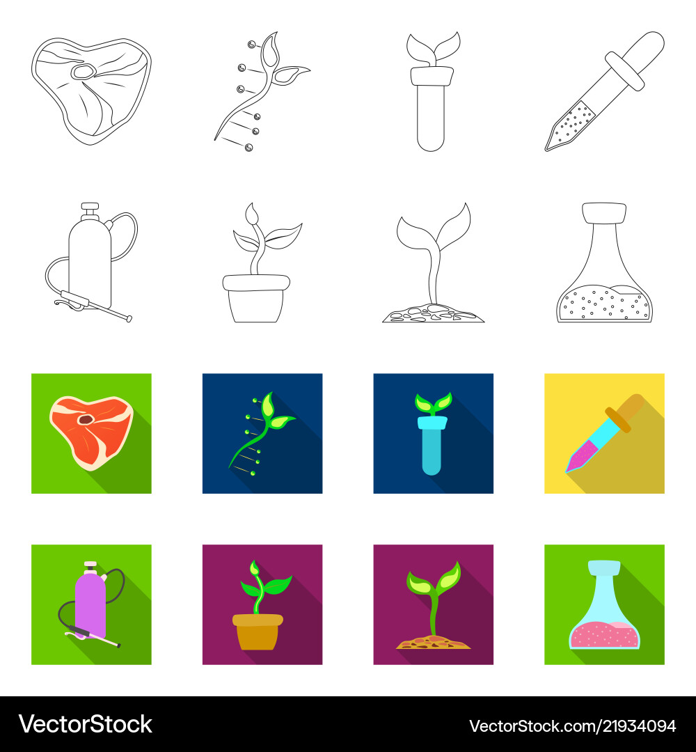 Isolated object of and symbol set s vector image