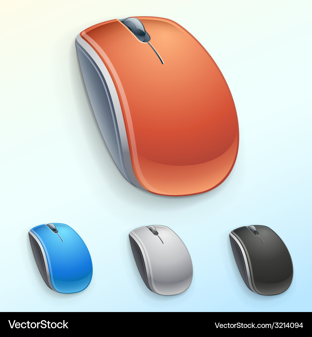 Modern Computer Mouse Vector Image