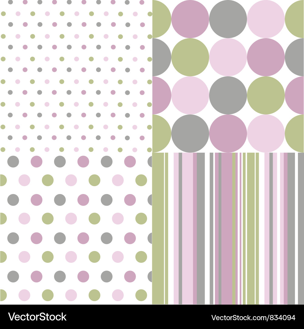 Polka Dot Seamless Pattern Vector Image