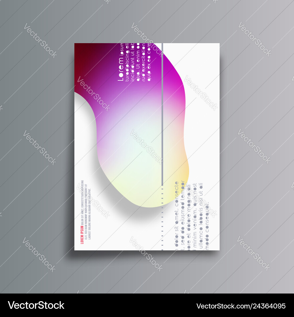 Abstract Gradient Shapes Background vector image