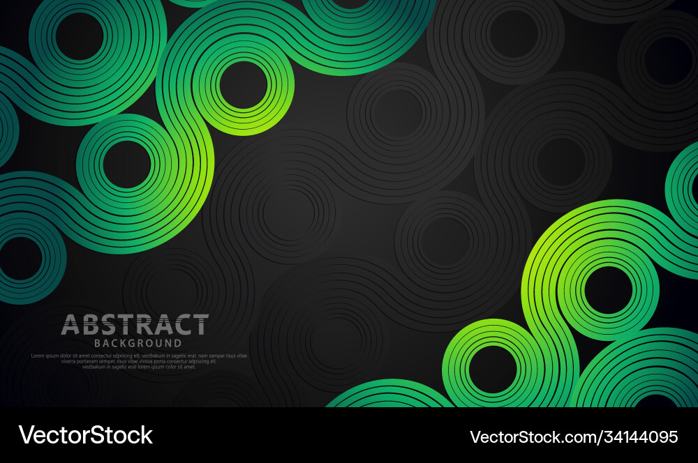 Abstract wave lines and round shapes background Abstract wave lines and round shapes background vector image