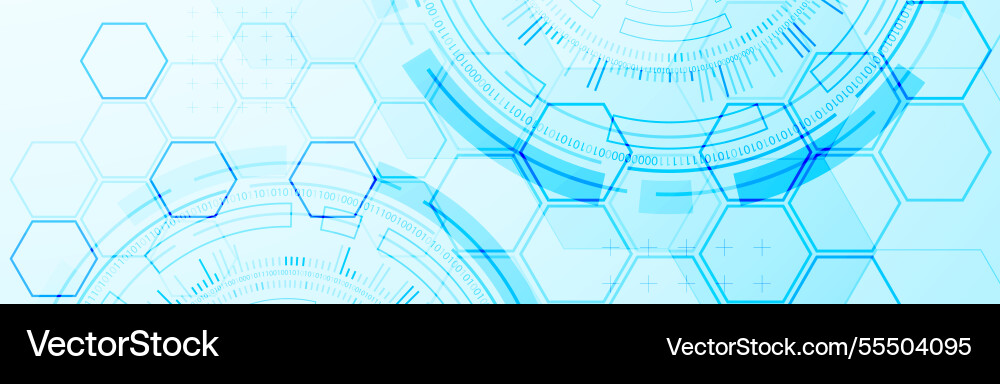Abstraction on the theme of tech circles Abstraction on the theme of tech circles vector image