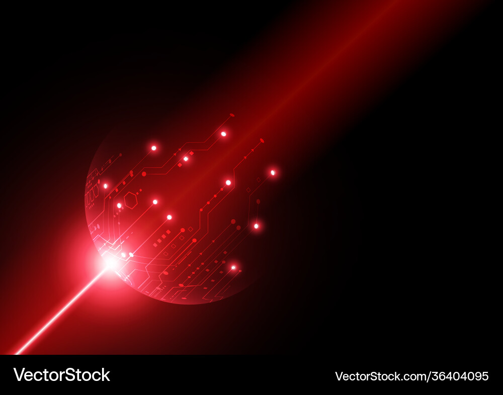 Circuit technology background with hi-tech Vector Image