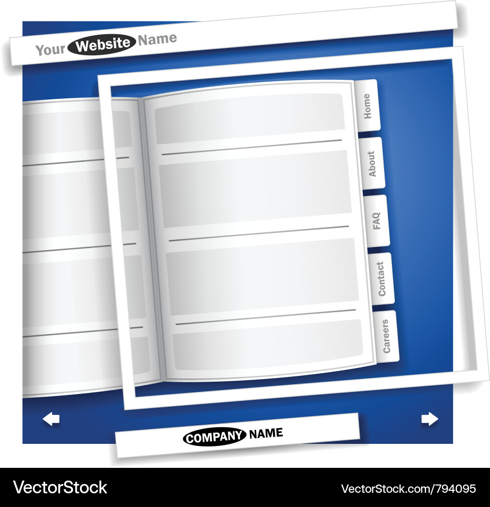 Website design Vector Image