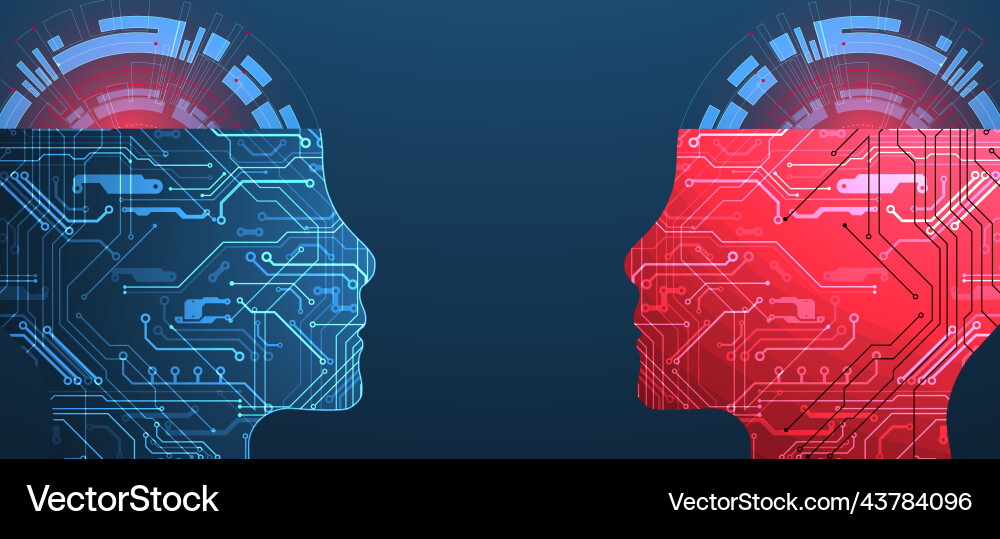 Abstract background on the theme of artificial Abstract background on the theme of artificial vector image