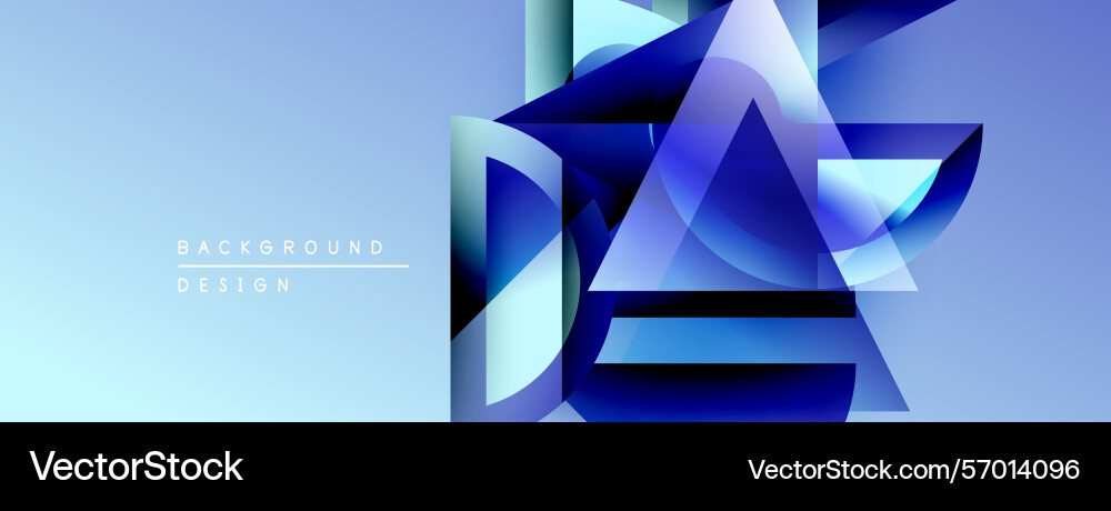 Abstract geometric shapes overlap creating Abstract geometric shapes overlap creating vector image