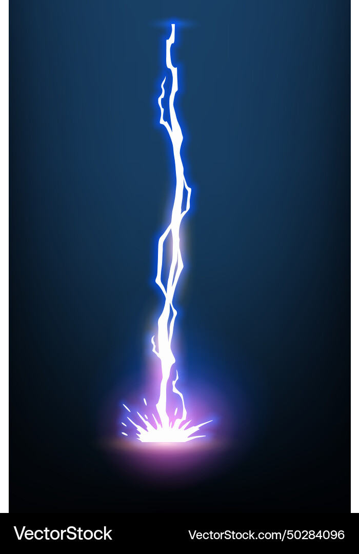 Dynamic Lightning Animation vector image
