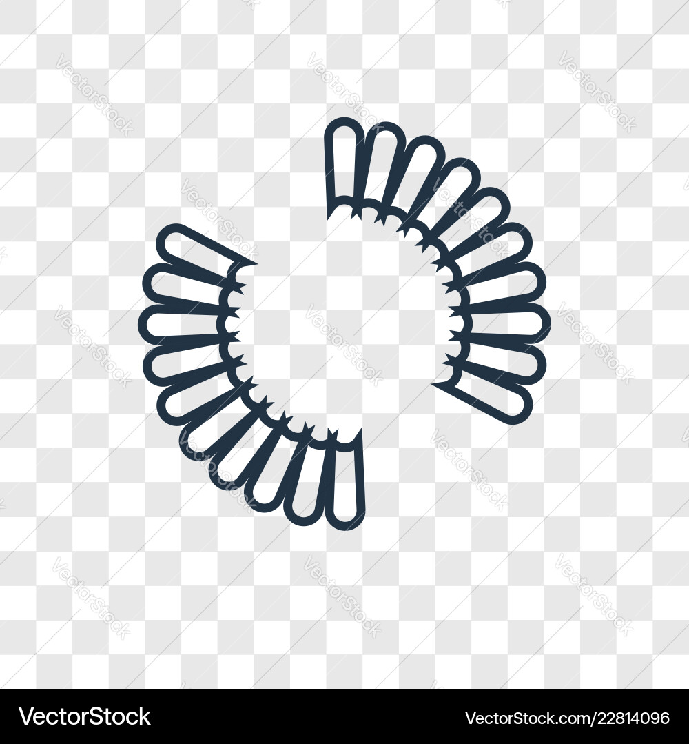 Loading concept linear icon isolated Loading concept linear icon isolated vector image