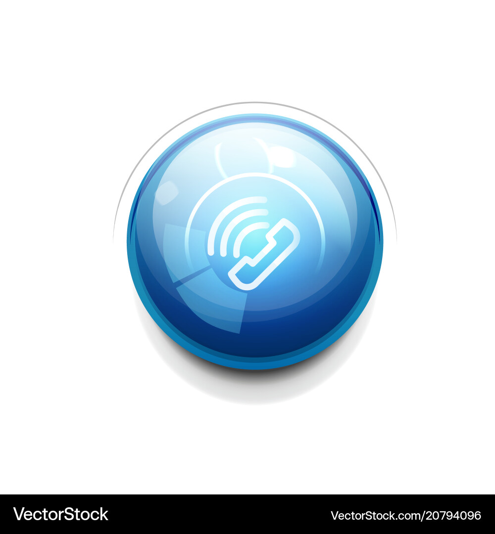 Phone support web button Phone support web button vector image