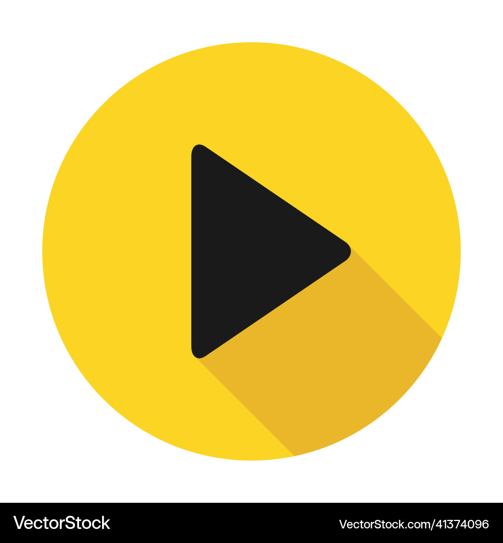 Play and pause icon with shadow start interface Play and pause icon with shadow start interface vector image