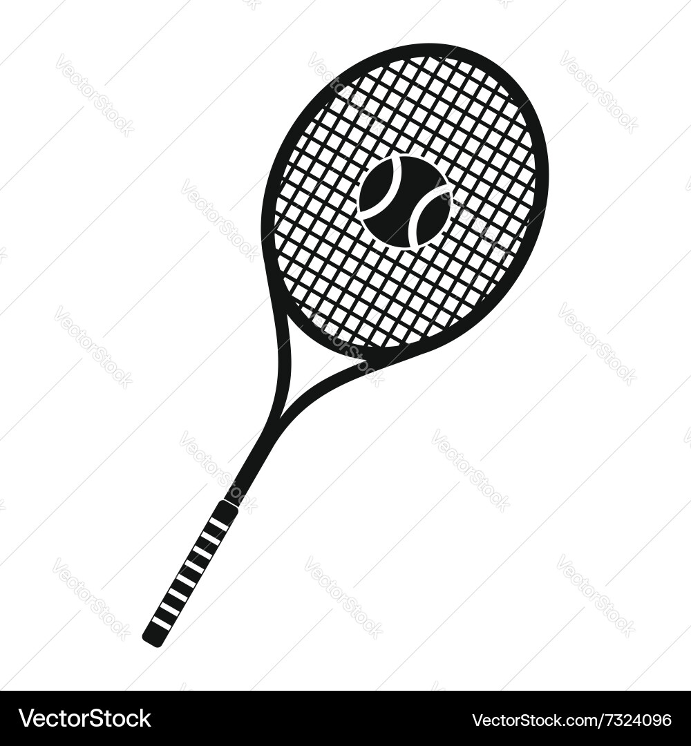 Tennis Racquet Icon Vector Image