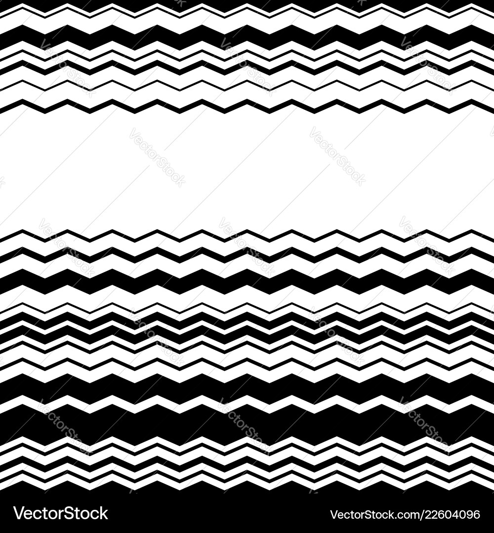 Wavy zig-zag horizontal parallel lines abstract Vector Image