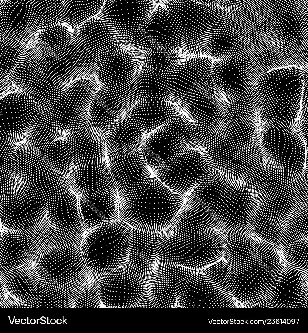 Array with dynamic particles abstract background Array with dynamic particles abstract background vector image