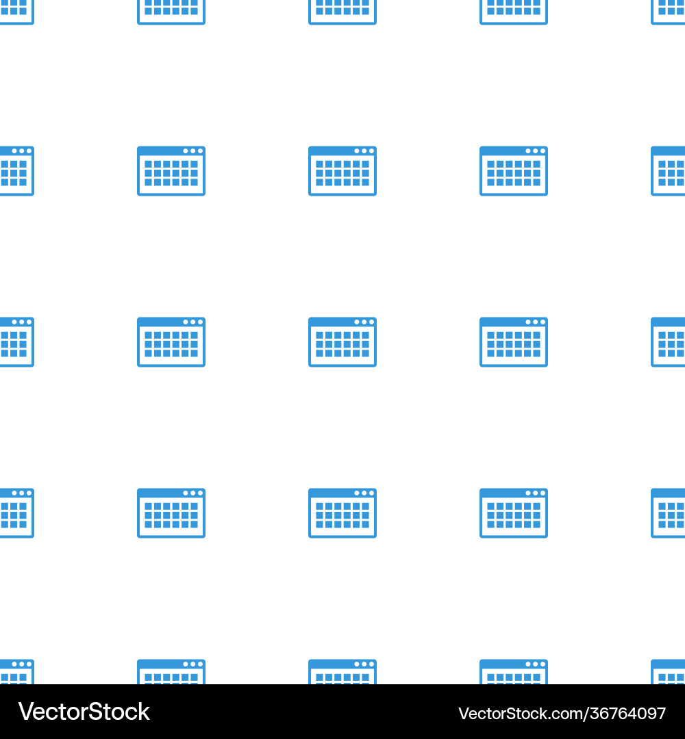 Browser window icon pattern seamless white vector image