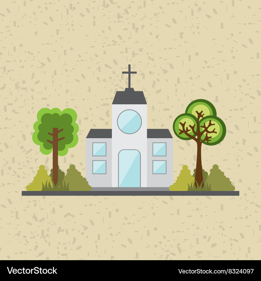 Building front design Vector Image