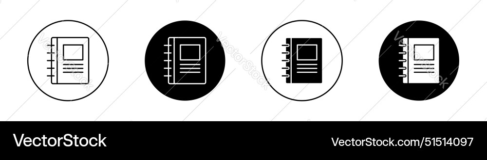Notebook icon Vector Image
