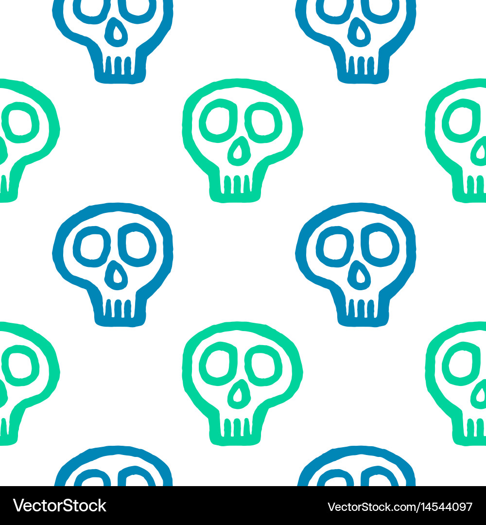 Skull with cross-bones vector image