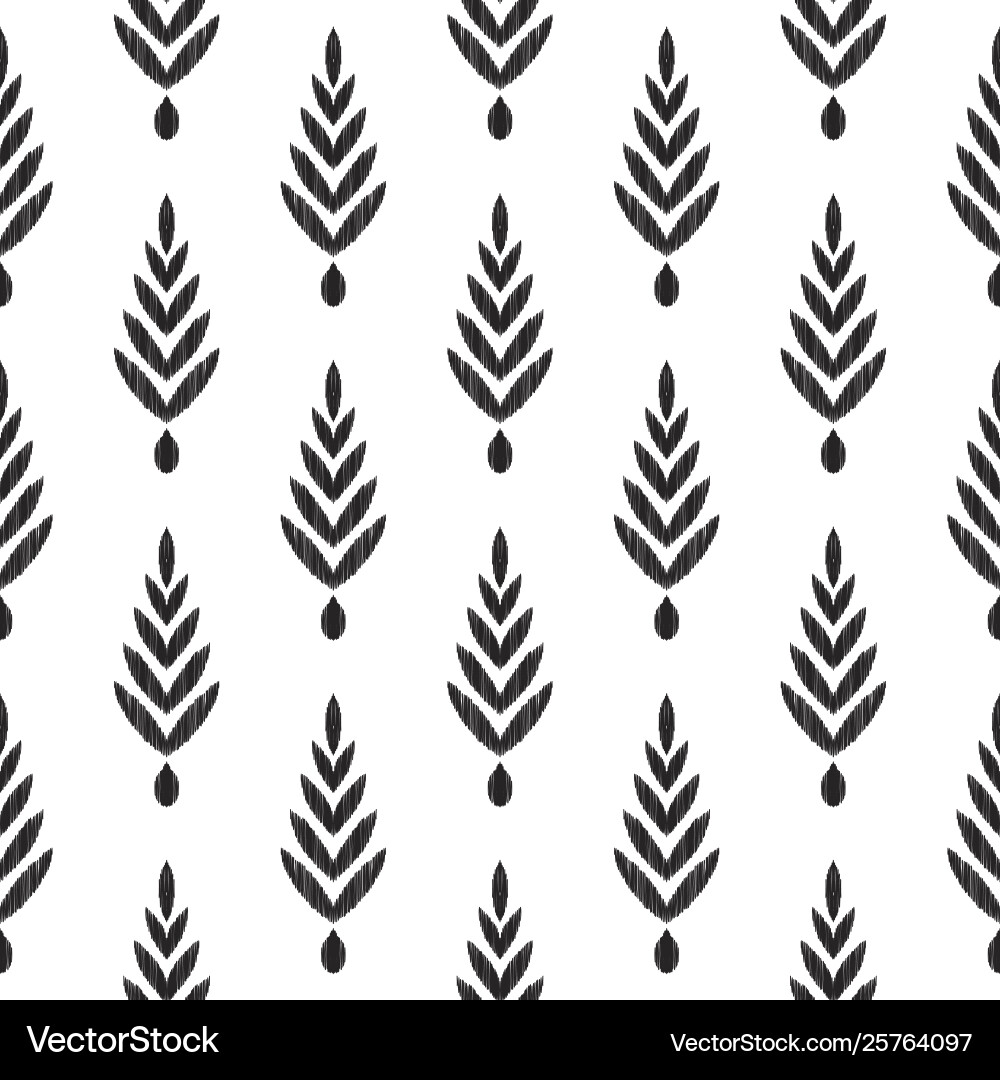 Tribal Herringbone Pattern vector image