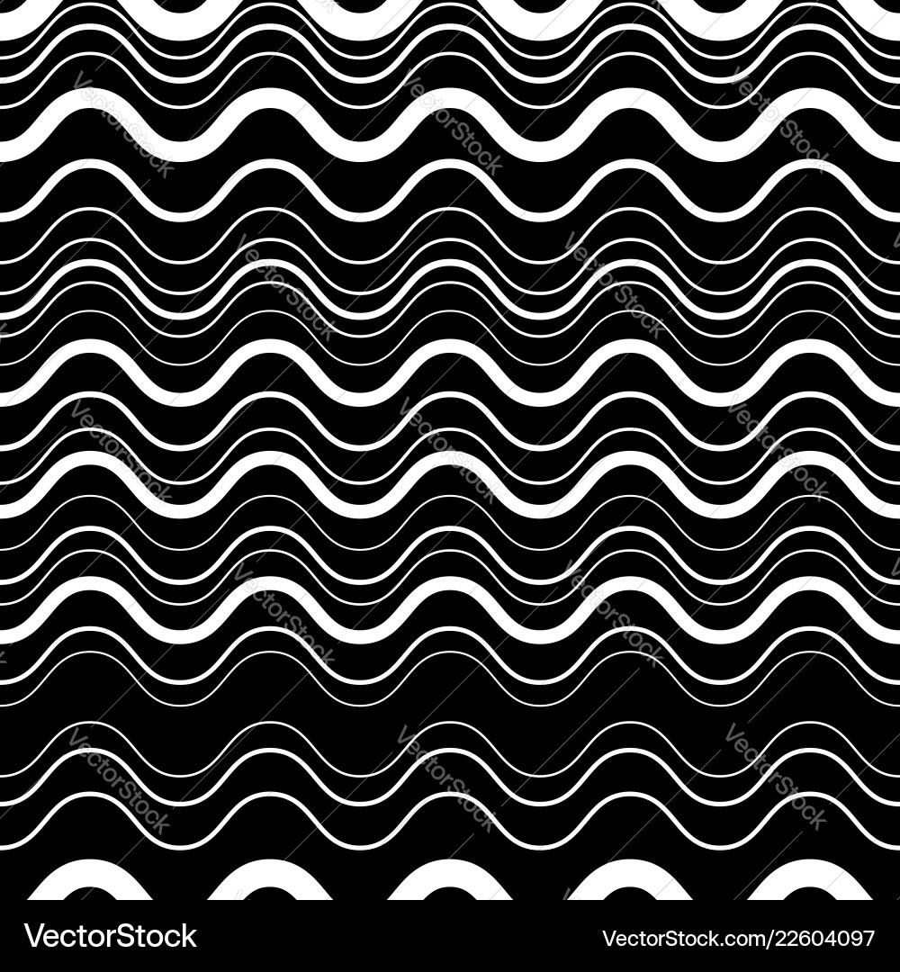 Wavy zig-zag horizontal parallel lines abstract Wavy zig-zag horizontal parallel lines abstract vector image