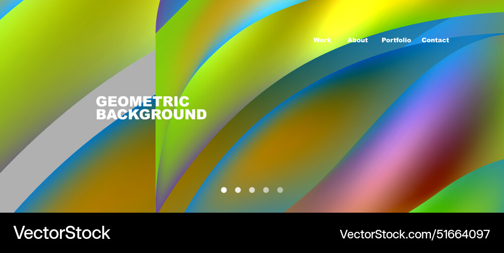 Web page design with geometric elements - circle Web page design with geometric elements - circle vector image