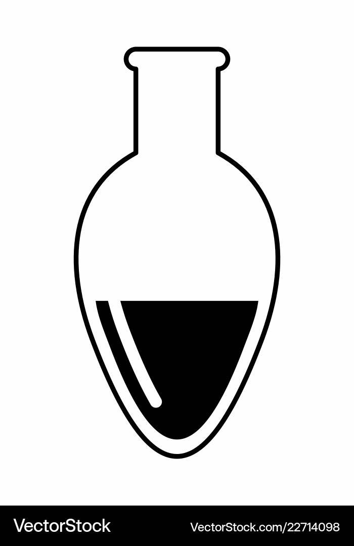 A lab flask Vector Image