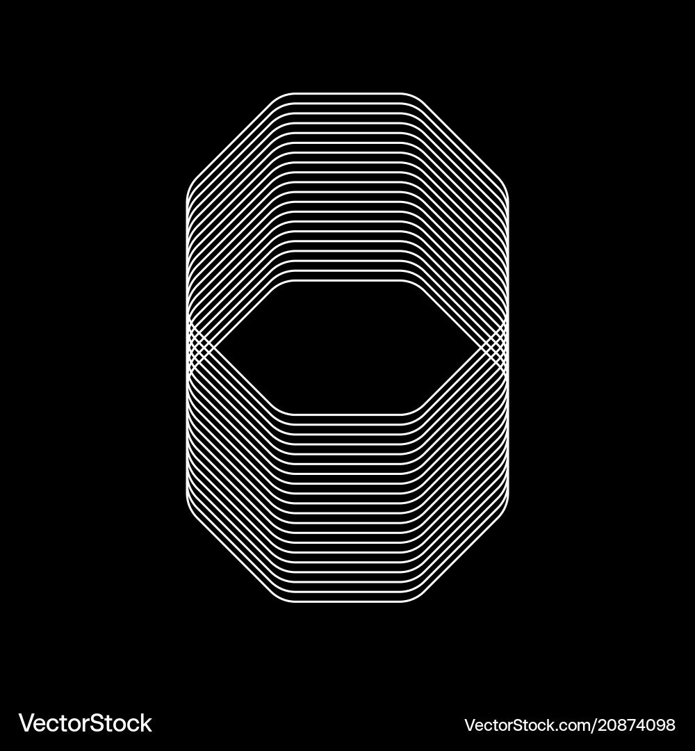 Abstract Fractal Shape Vector Image