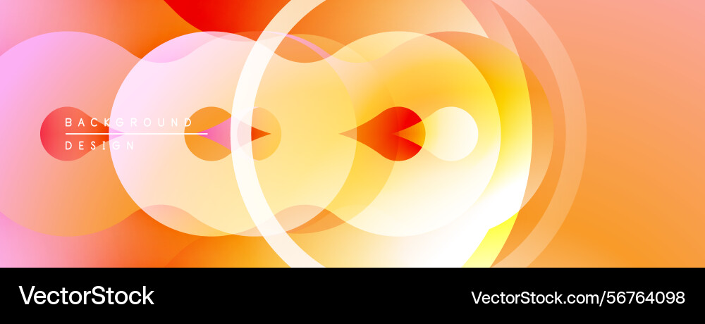 Abstract gradient layers create dynamic circular Abstract gradient layers create dynamic circular vector image