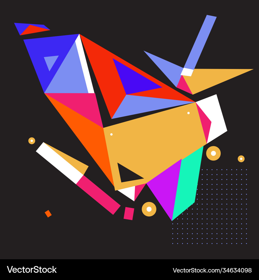 Abstract modern triangles background pattern Abstract modern triangles background pattern vector image