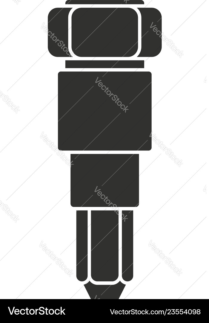 Car injector icon simple style Car injector icon simple style vector image