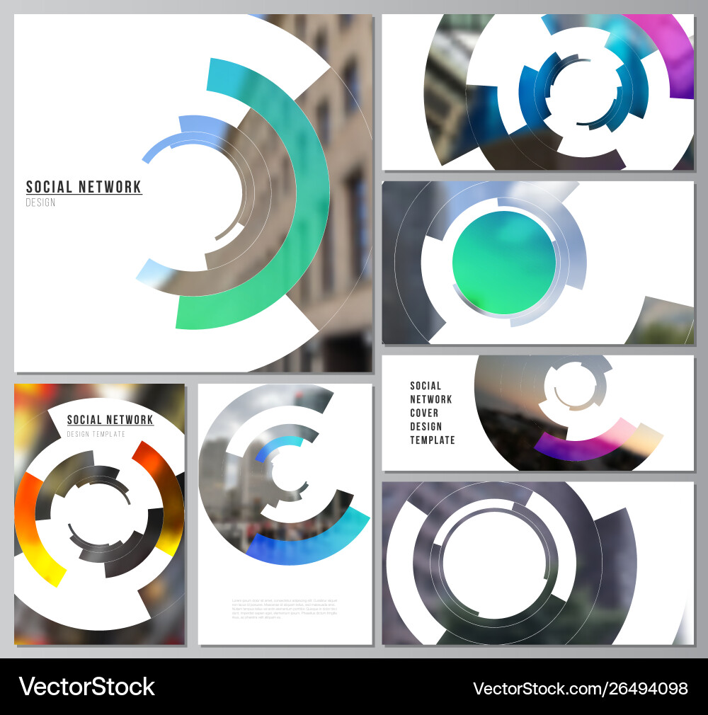 Minimalistic abstract layouts modern Vector Image