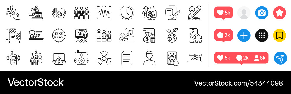 Online documentation edit and phone chat line Online documentation edit and phone chat line vector image