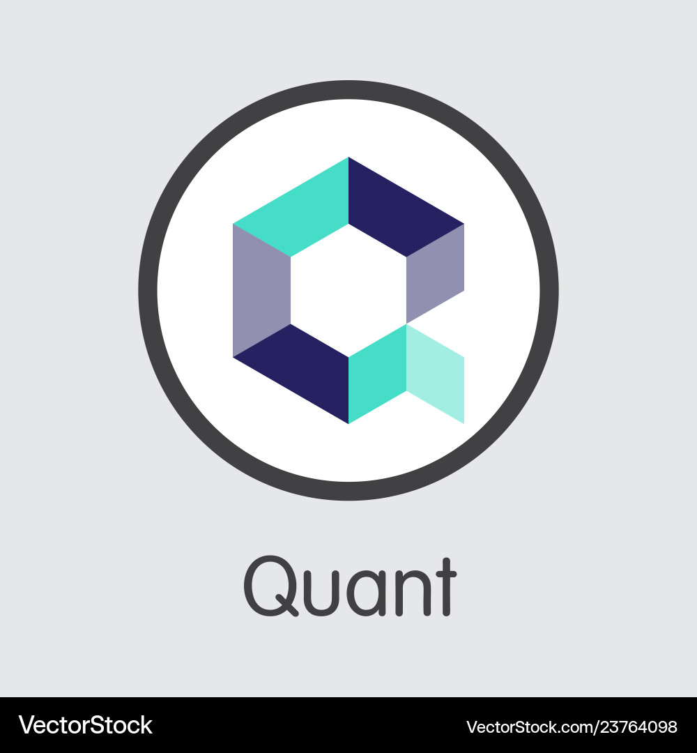 Quant (QNT) Cryptocurrency Logo – Royalty-Free Vector | VectorStock