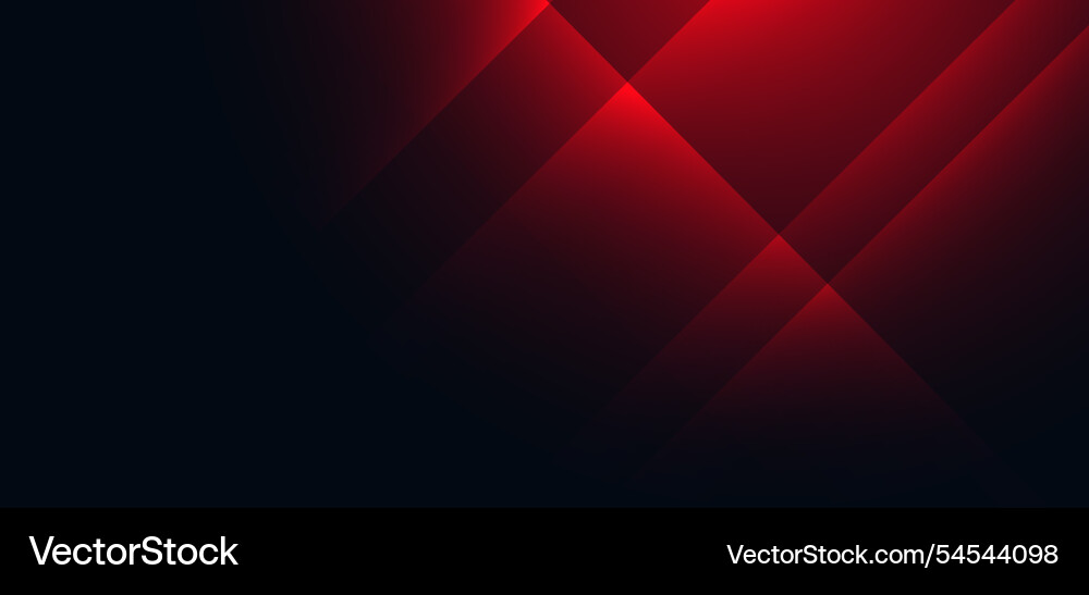 Red Abstract Tech Background vector image