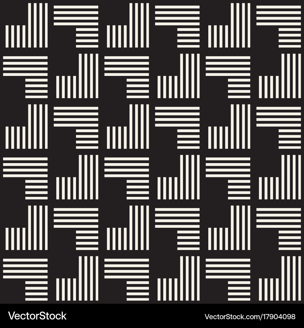 Seamless pattern with stripes abstract vector image