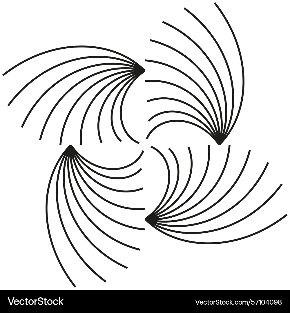 Spiral swirl line pattern abstract curved design Spiral swirl line pattern abstract curved design vector image