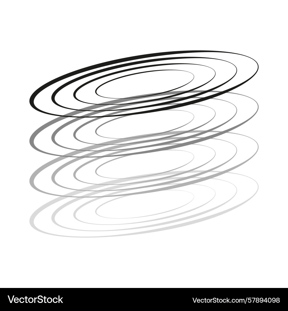 Swirl circles set dynamic line elements abstract Swirl circles set dynamic line elements abstract Vector Image