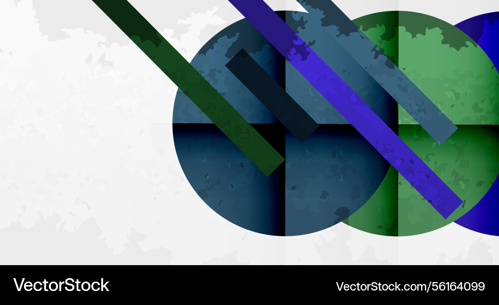 Abstract design overlapping circles rectangles Abstract design overlapping circles rectangles vector image