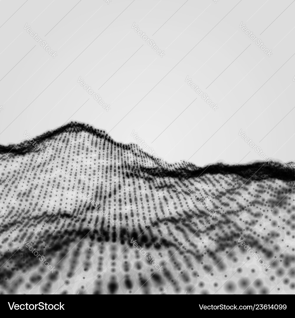 Dynamisches Terrain Array Vektorbild