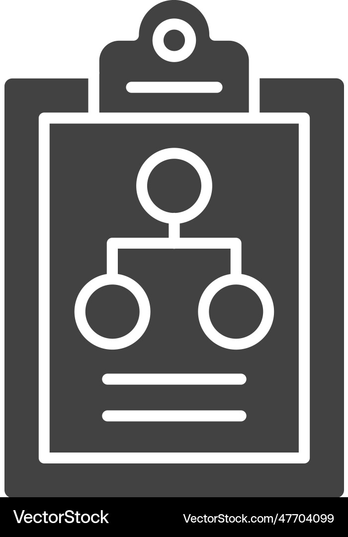 Flow chart icon image vector image