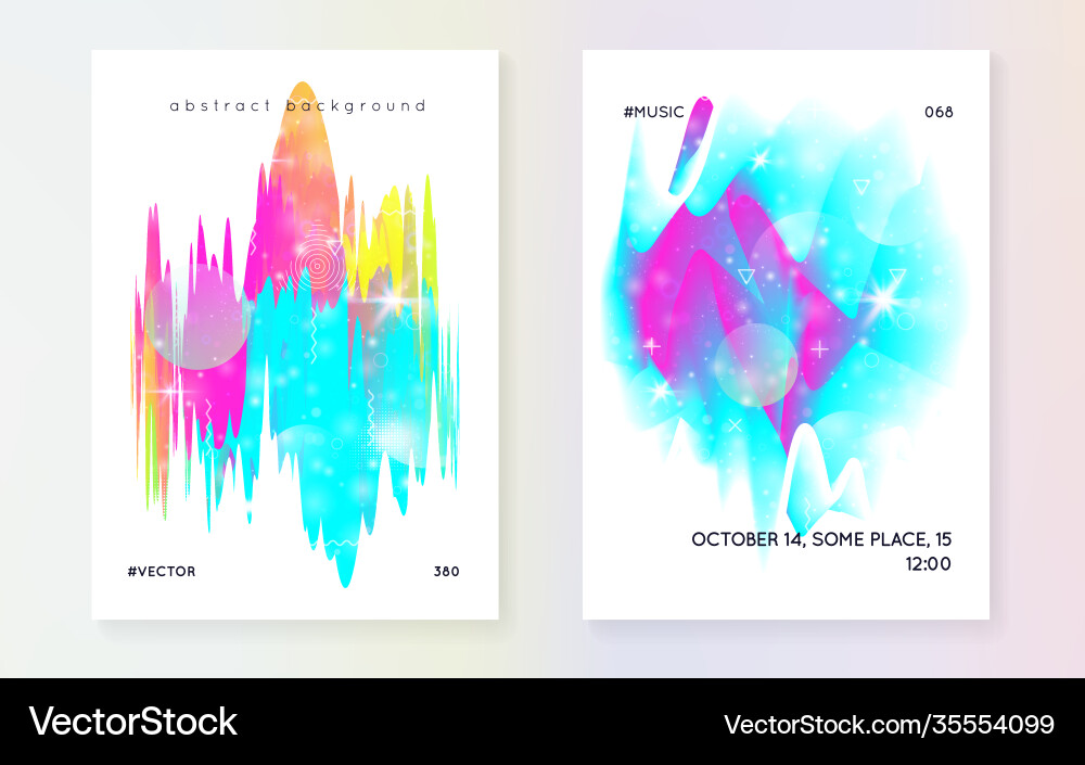 Fluid shape with dynamic elements Fluid shape with dynamic elements vector image