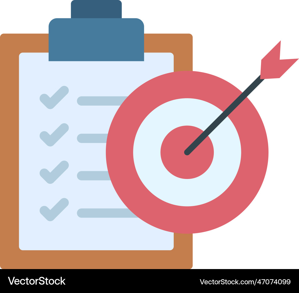Goal oriented icon image suitable vector image